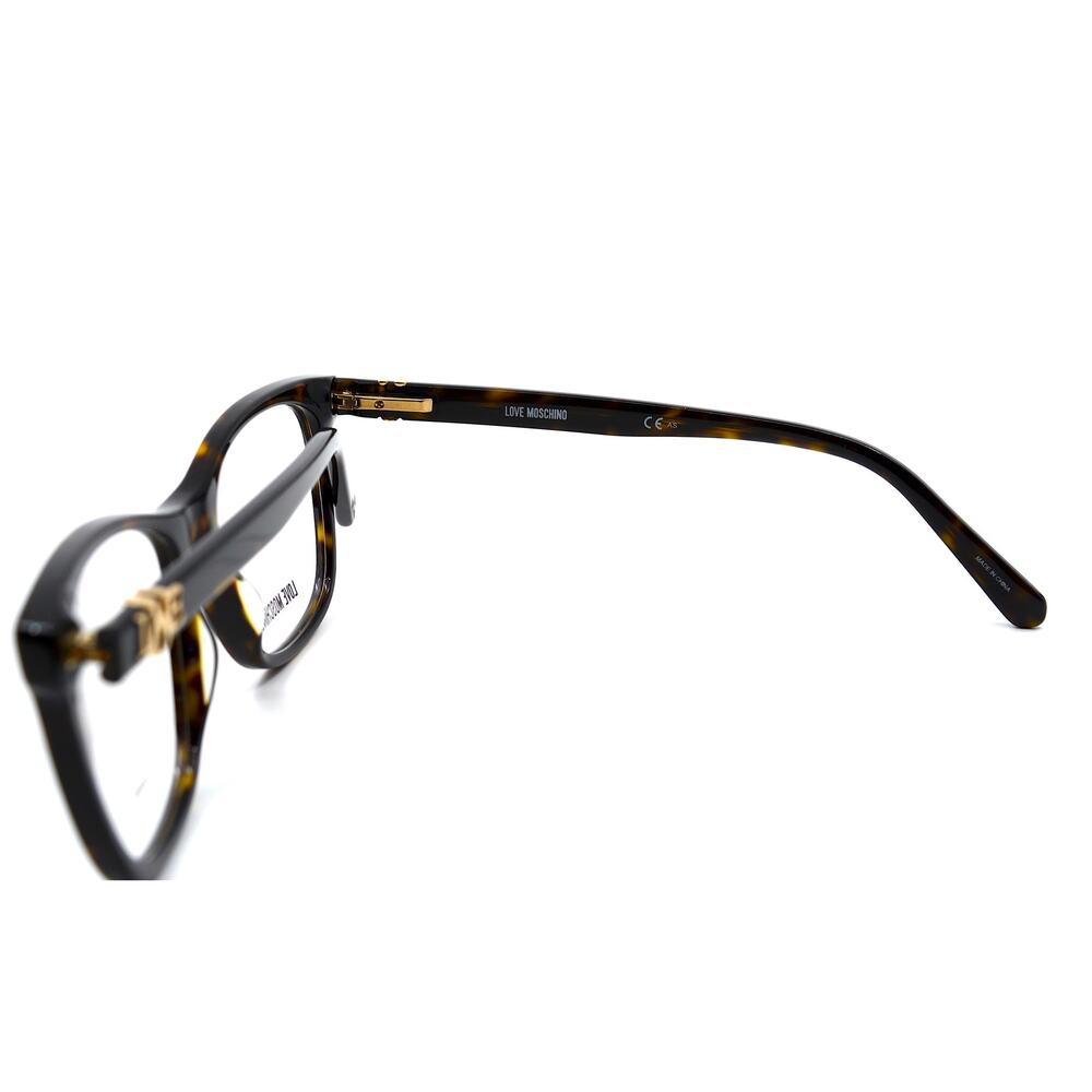 NEW LOVE MOSCHINO MOL520 086 DARK HAVANA AUTHENTIC EYEGLASSES FRAME - Picture 8 of 11